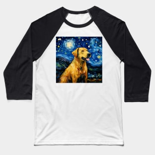 Chinook painted in Starry Night style Baseball T-Shirt